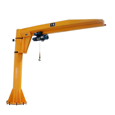 Indoor / Outdoor Pillar Mounted Jib Crane, 1,5 R / Min Swing Arm Jib Crane
