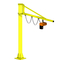Indoor / Outdoor Pillar Mounted Jib Crane, 1,5 R / Min Swing Arm Jib Crane