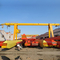 Outdoor A3 20 Ton Rentang 30M Single Girder Gantry Crane Dengan Electric Hoist